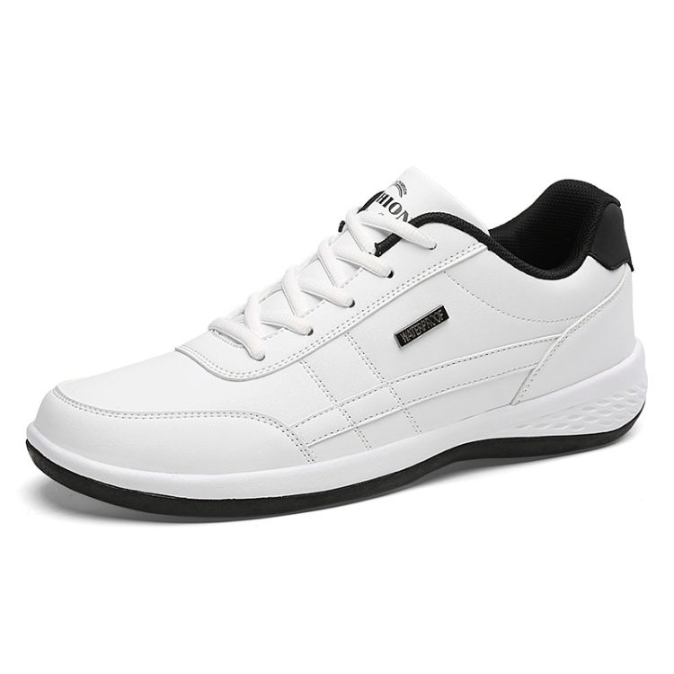 Thumbnail: Leather Men Casual Shoes Breathable Leisure Male Sneakers All-match Men Shoes