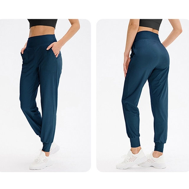 Thumbnail: Autumn And Winter Loose Sports Trousers For Ladies