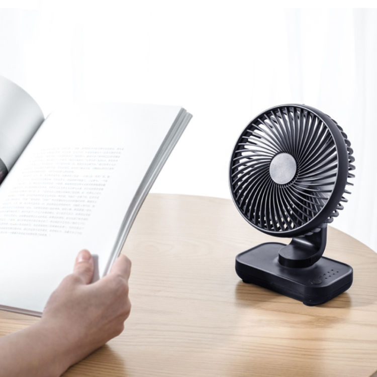 Thumbnail: D606 4W USB Rechargeable Portable Four-speed Adjustable Desktop Fan