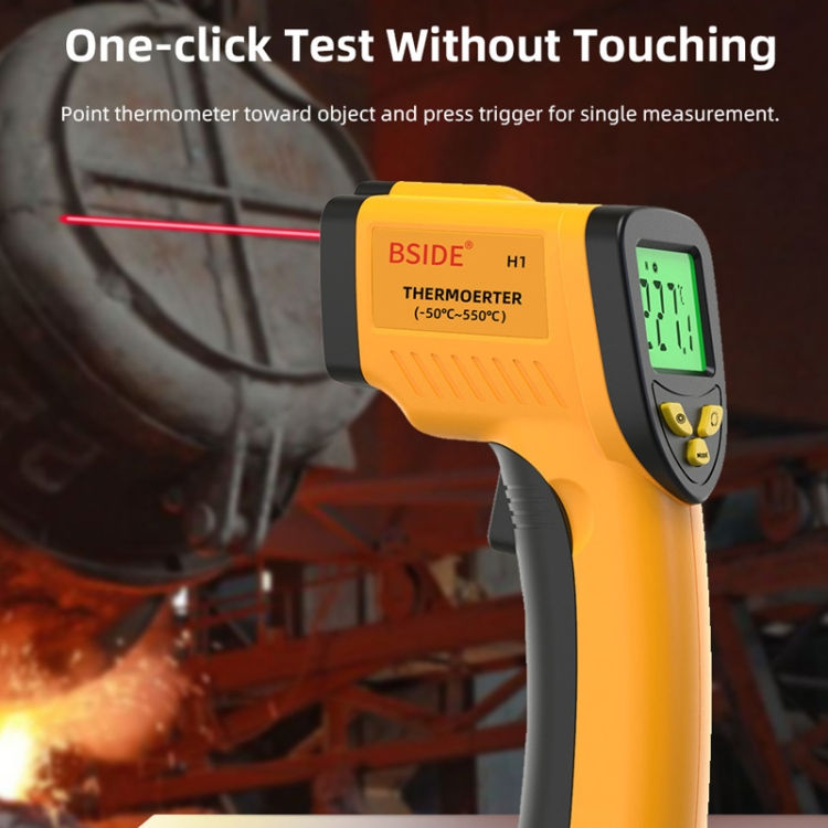 Thumbnail: BSIDE H1 550 Degree Celsius Non-Contact Infrared Thermometer
