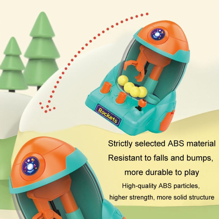 Thumbnail: Children Rocket Grab Ball Machine Toys Mini Simulation Catching Crane Model