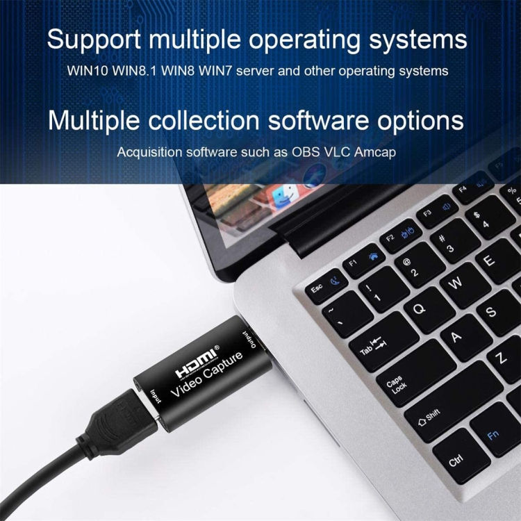 Thumbnail: HDMI Video Capture Card Live Recording Box Video Capture Adapter Box