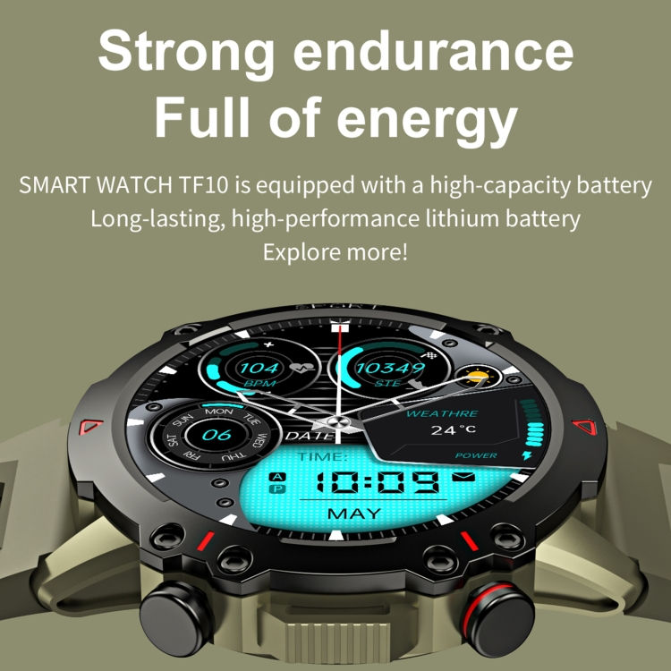 Thumbnail: LEMFO TF10 Pro 1.53 inch BT5.2 IP67 Sport Smart Watch