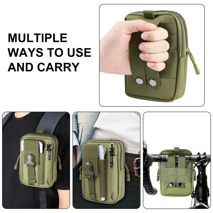 Thumbnail: HAWEEL Hiking Belt Waist Bag Outdoor Sport Motorcycle Bag 7.0 inch Phone Pouch