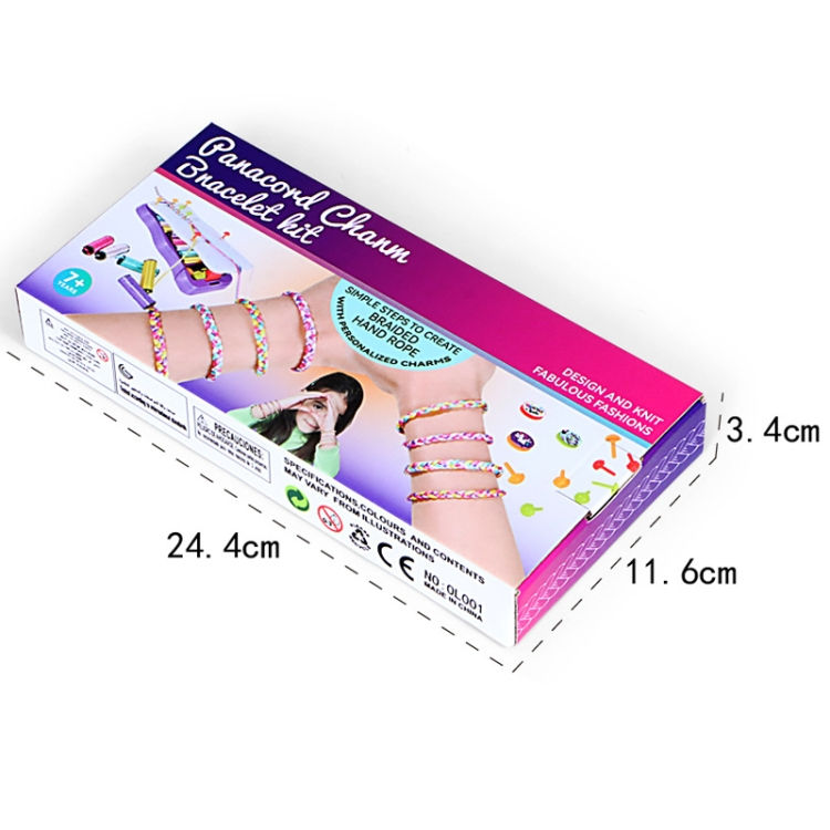 Thumbnail: Hand Rope Weaver Set Rope Bracelet Making Tools Toy Weaving Materials
