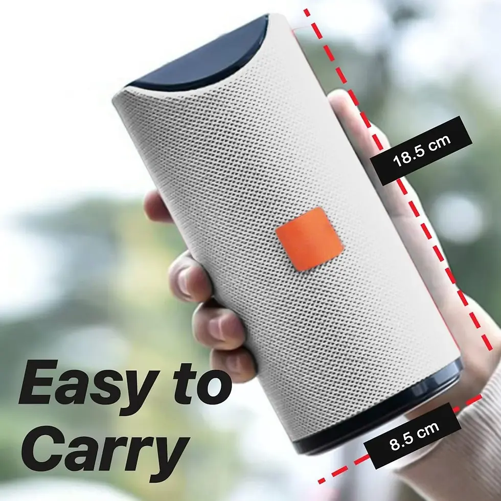 Thumbnail: MZ's Splash Proof Portable Bluetooth Speaker multimedia sd card usb aux