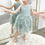 Thumbnail: Summer Girls Sleeveless Tutu Lace Dress