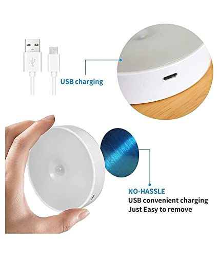 Thumbnail: Motion Sensor Light with USB Charging Body Induction for Wardrobe Bedroom Stairs