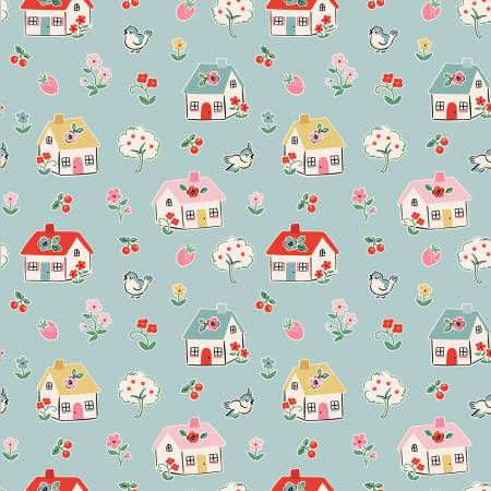 Home Sweet Home Blue Happy Home