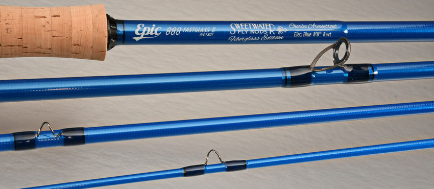 Thumbnail: EPIC 888 Elect. Blue-"Fastglass II"   8'8" 8wt - #25541