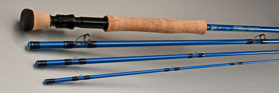 Thumbnail: EPIC 888 Elect. Blue-"Fastglass II"   8'8" 8wt - #25541