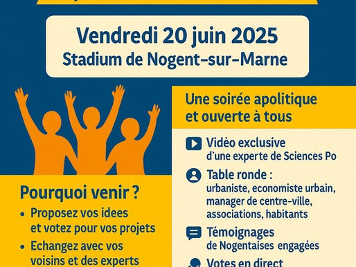 affiche conférence débat Nogent Avenir