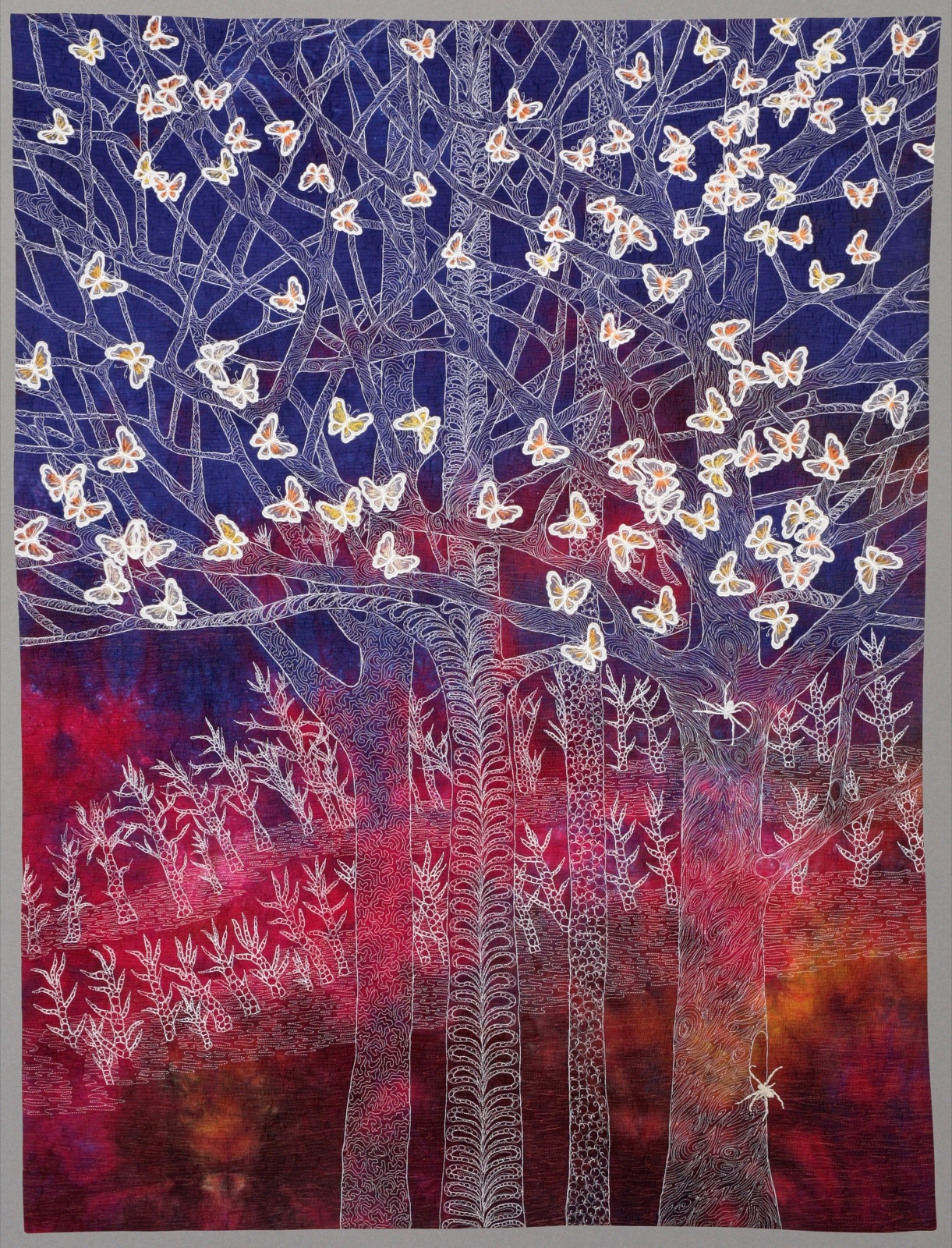 White Trees & Butterflies