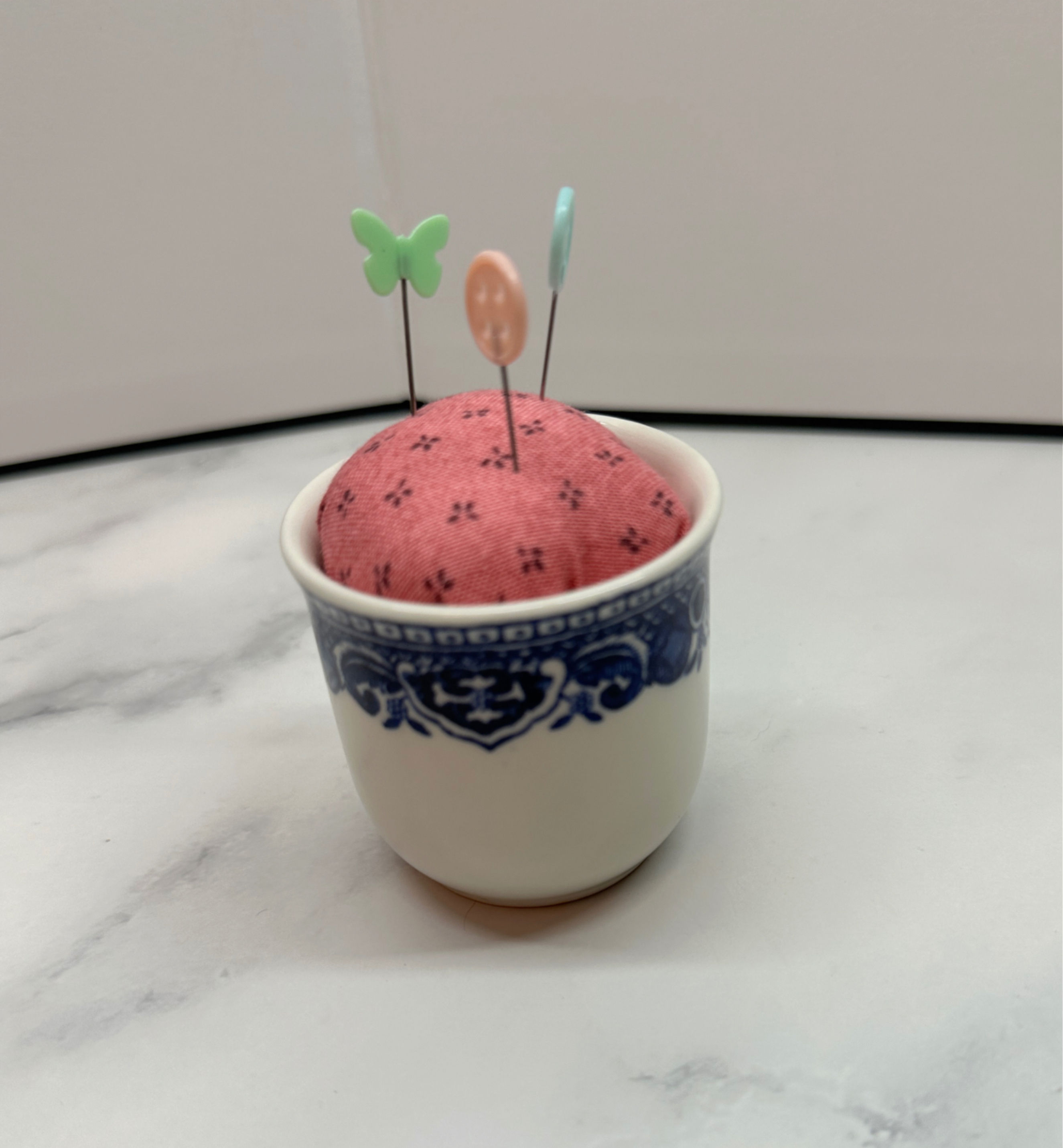 China Egg Cup Pin Cushion