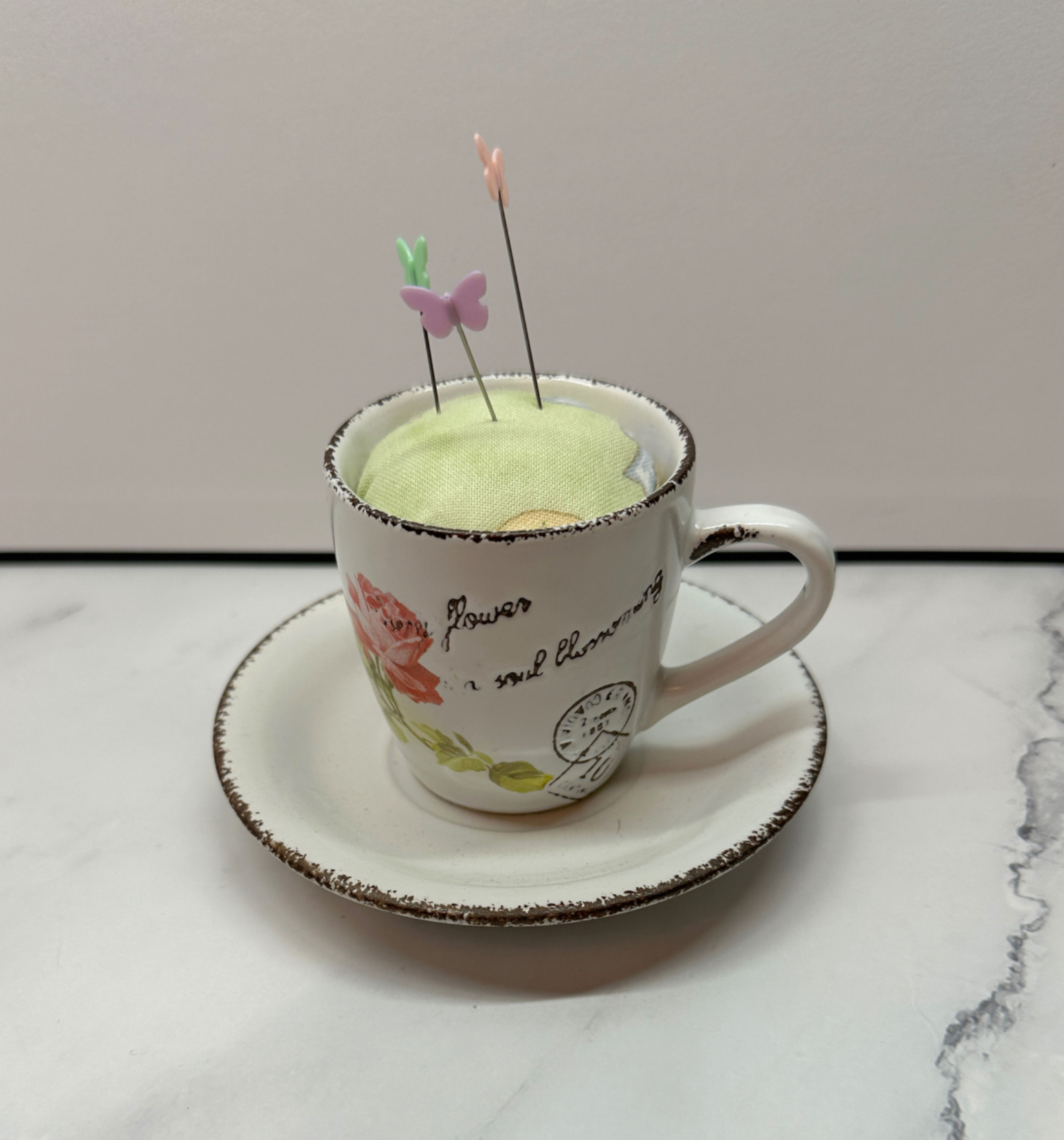 Espresso Cup Pin Cushion