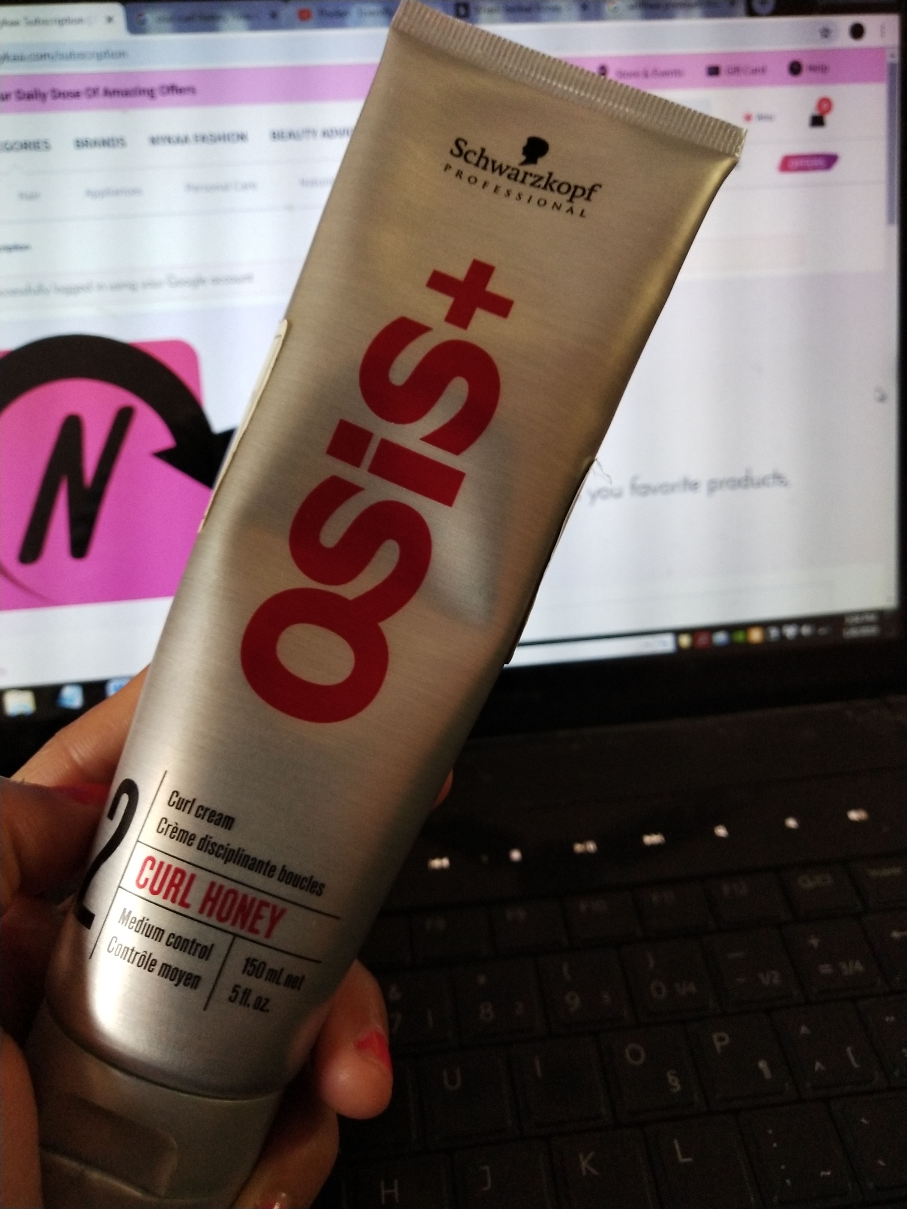 Product Review Schwarzkopf Osis Curl Honey Curl Cream Medium