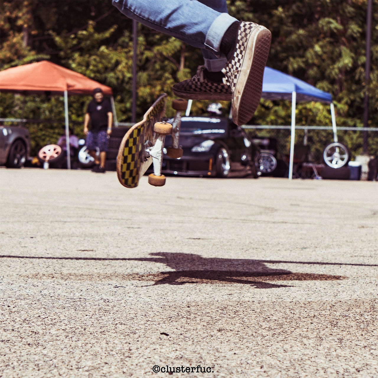 Skateboarding trick