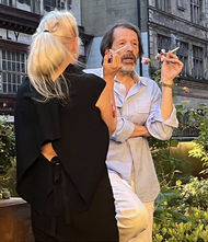 Jacqui Davies and Peter Saville