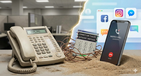 Outbound (outdated telemarketing technology problem)
