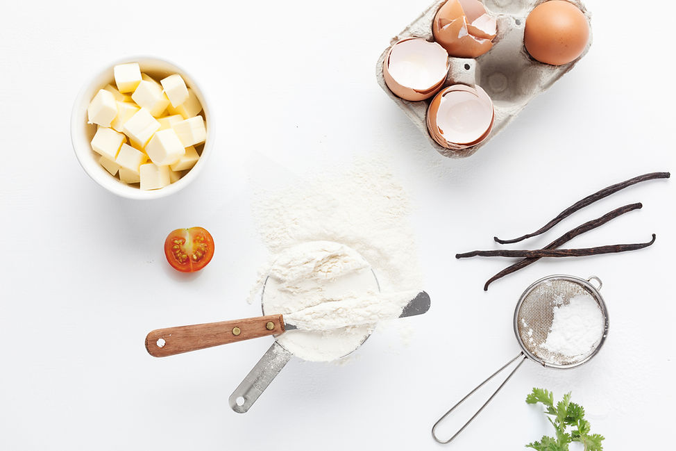 Baking Ingredients Layout