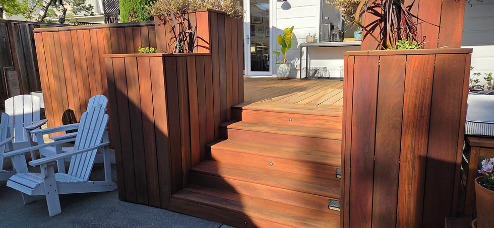 IPE deck after restore Napa, CA