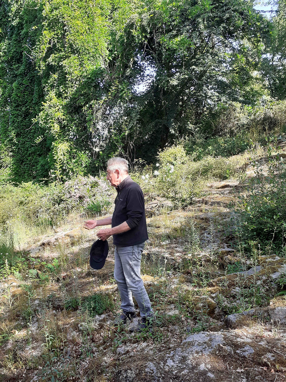 Échanges avec Gilles Clément à la Vallée, Crozant. (Photo © C. Chasseguet)