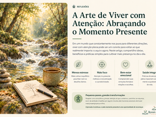 A arte de viver com mais presença: desacelerar também é um caminho