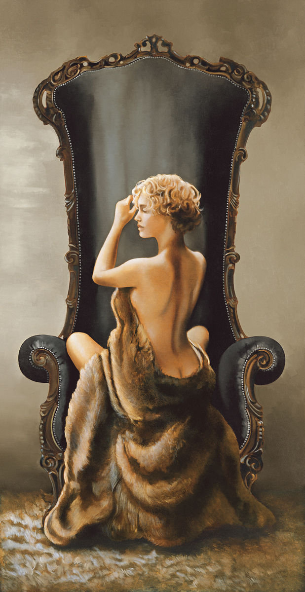 Seated Beauty (19.5x39)