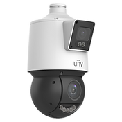 4MP+4MP 25X ColorHunter MultiView Dual-light Network PTZ Camera
• Fixed camera and PTZ camera integration, dual-channel with one IP, provides overall view and detailed view at the same time
• Ultra 265, H.265, H.264, MJPEG
• 25X optical zoom of PTZ channel allows for closer viewing of subjects
• Smart intrusion prevention, supports false alarm filtering, including cross line, intrusion, enter area, leave area detection
• automatic selection of best snapshots, supports face detection masked area
• People counting, supports people flow counting and crowd density monitoring, suitable for different statistical scenarios
• PTZ channel can be linked to fixed channel's smart intrusion prevention to track the objects triggering the rule
• Supports sound and light warning, makes warning and alarming more noticeable
• LightHunter technology ensures ultra-high image quality in low illumination environment
• IR and warm light illumination to deal with different scenes and achieve full-color illumination
• DC 12 V, PoE+ (IEEE 802.3at) power supply
• Alarm I/O: 2/1, audio I/O: 1/1