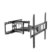 LPA52-466 CLASSIC FULL-MOTION TV WALL MOUNT, For most 37"-70" TVs
The LPA52-466 super economy full-motion mount accommodates most 37″-70″ flat panel TVs up to 40kg/88lbs. This mount extends out 464mm from wall and allows full-motion capabilities. Full motion allows maximum flexibility — tilts and swivel your TV for easy viewing from any seat in a room. Its post-installation leveling adjustment ensures the TV is perfectly positioned on the wall. Integrated cable management system keeps cables organized and protected.