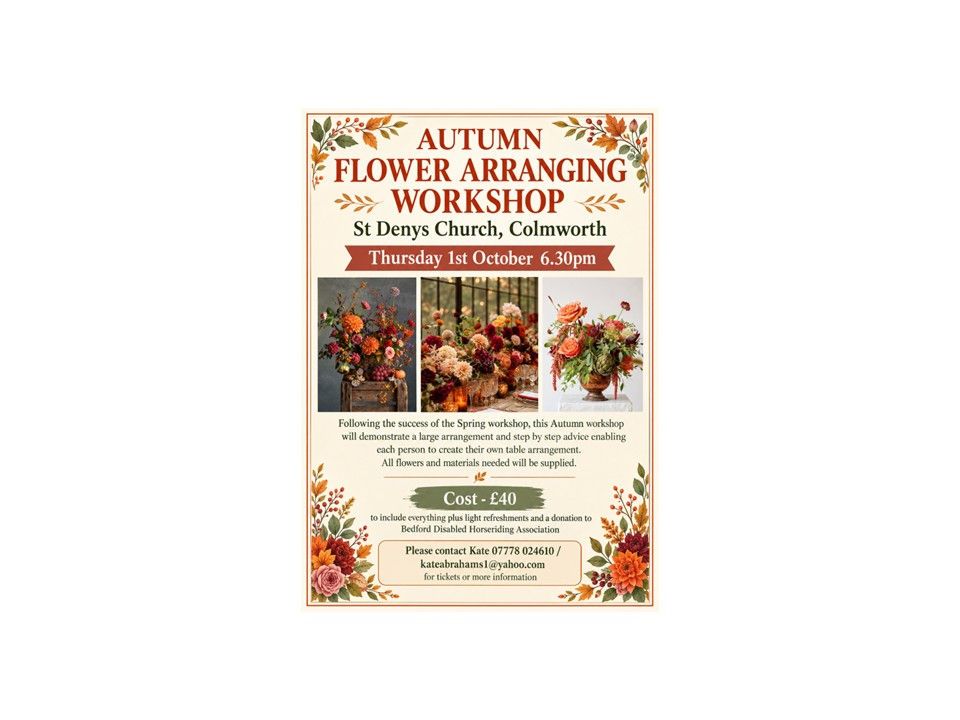 Autumn Flower Arranging Workshop