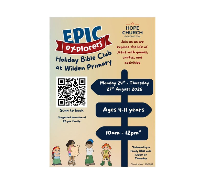 Holiday Bible Club - Wilden School