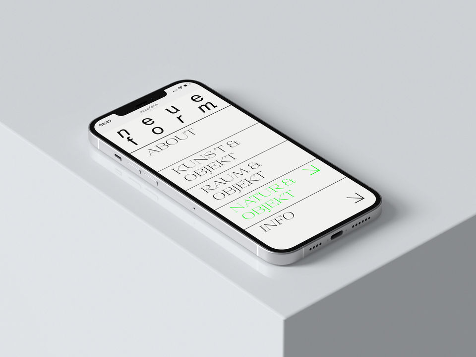 Editorial Design Web / Kollektiv neue form