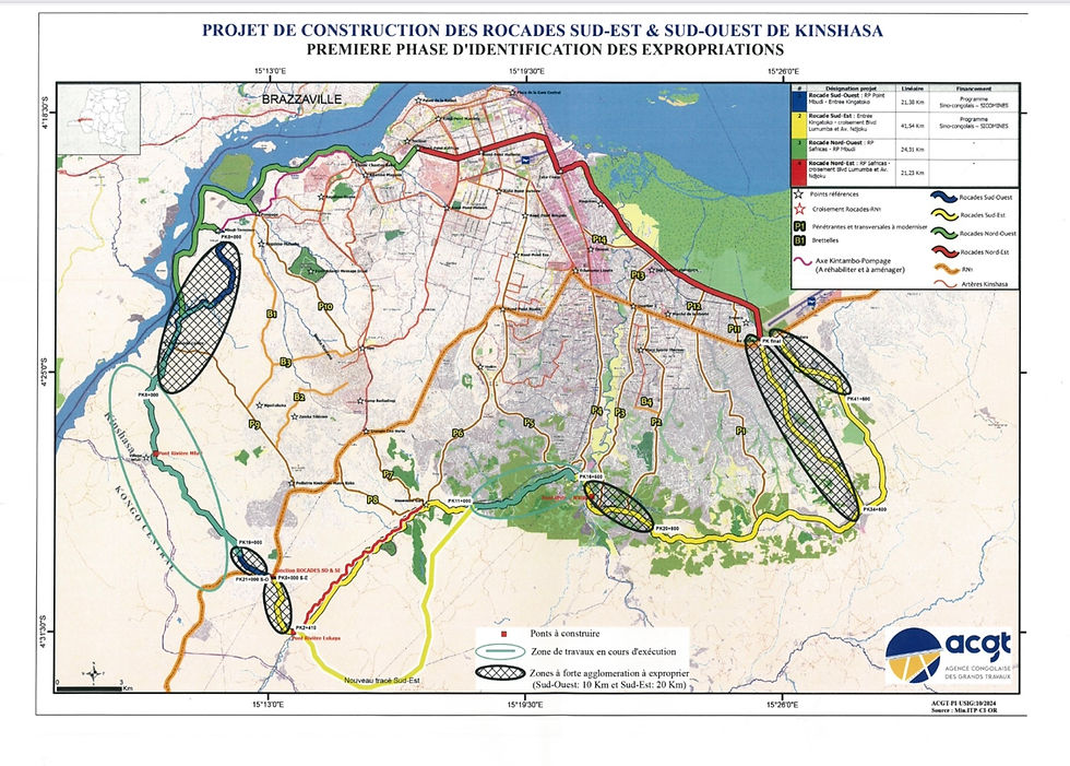 キンシャサ環状線マスタープラン