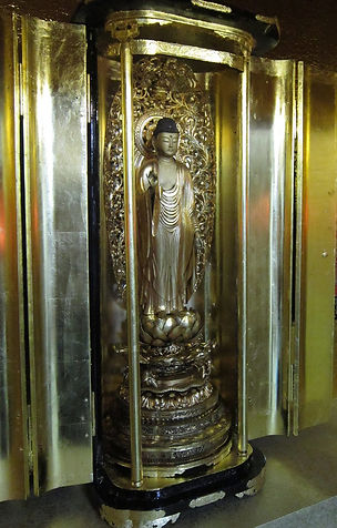 金仏像の修復後