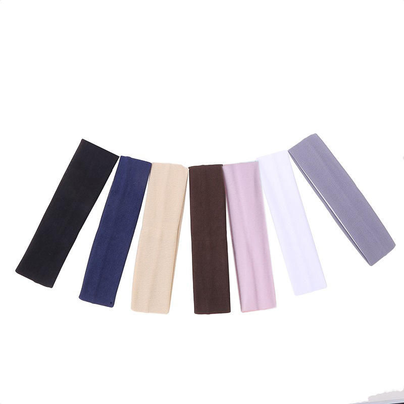 Thumbnail: 7PCS Elastic Sports Headbands For Women Stretchy Candy-Colored Hairbands Fashion
