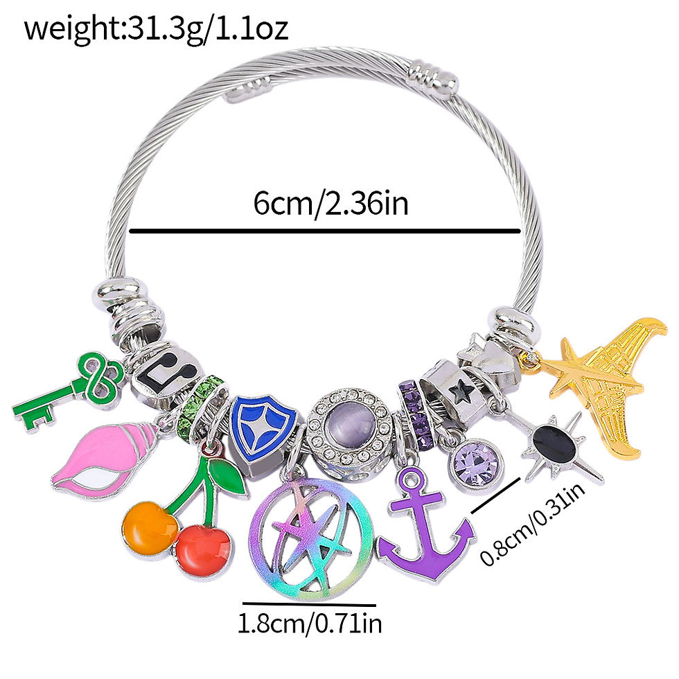 Thumbnail: Katseye KPop Women's Bracelet Beaded Adjustable Inspired Friendship Jewelry for 