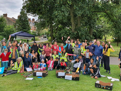Plastic Free Ilford Event in Valentines Park