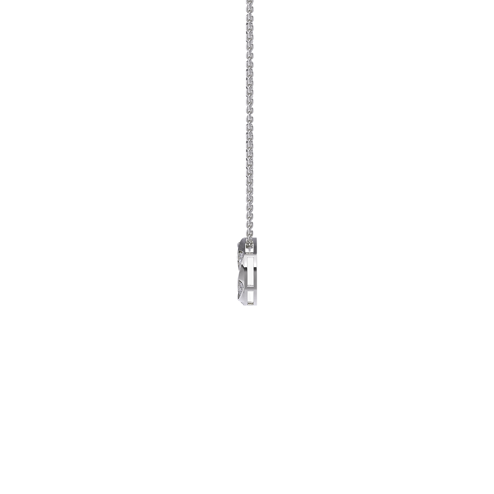 Hình thu nhỏ: Mặt dây Daisy kim cương CVD vàng 14K (2)