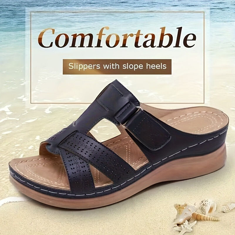 2026 Summer Women Wedge Sandals Premium Orthopedic Open Toe Sandals Vintage Anti