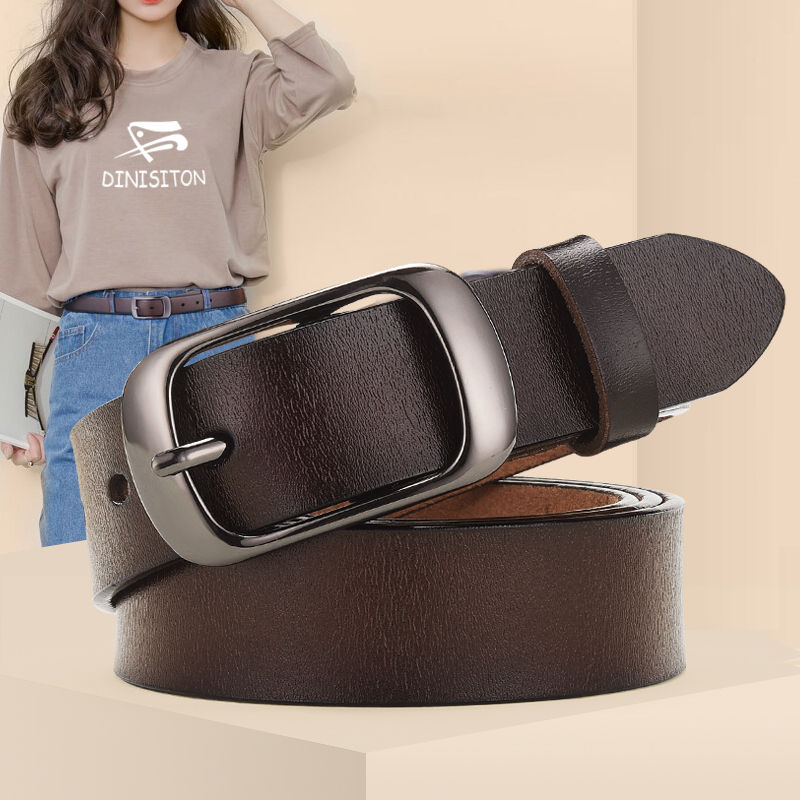 DINISITON New Girls Belt Leather Adjustable Belts Fashion Design Casual Style Je