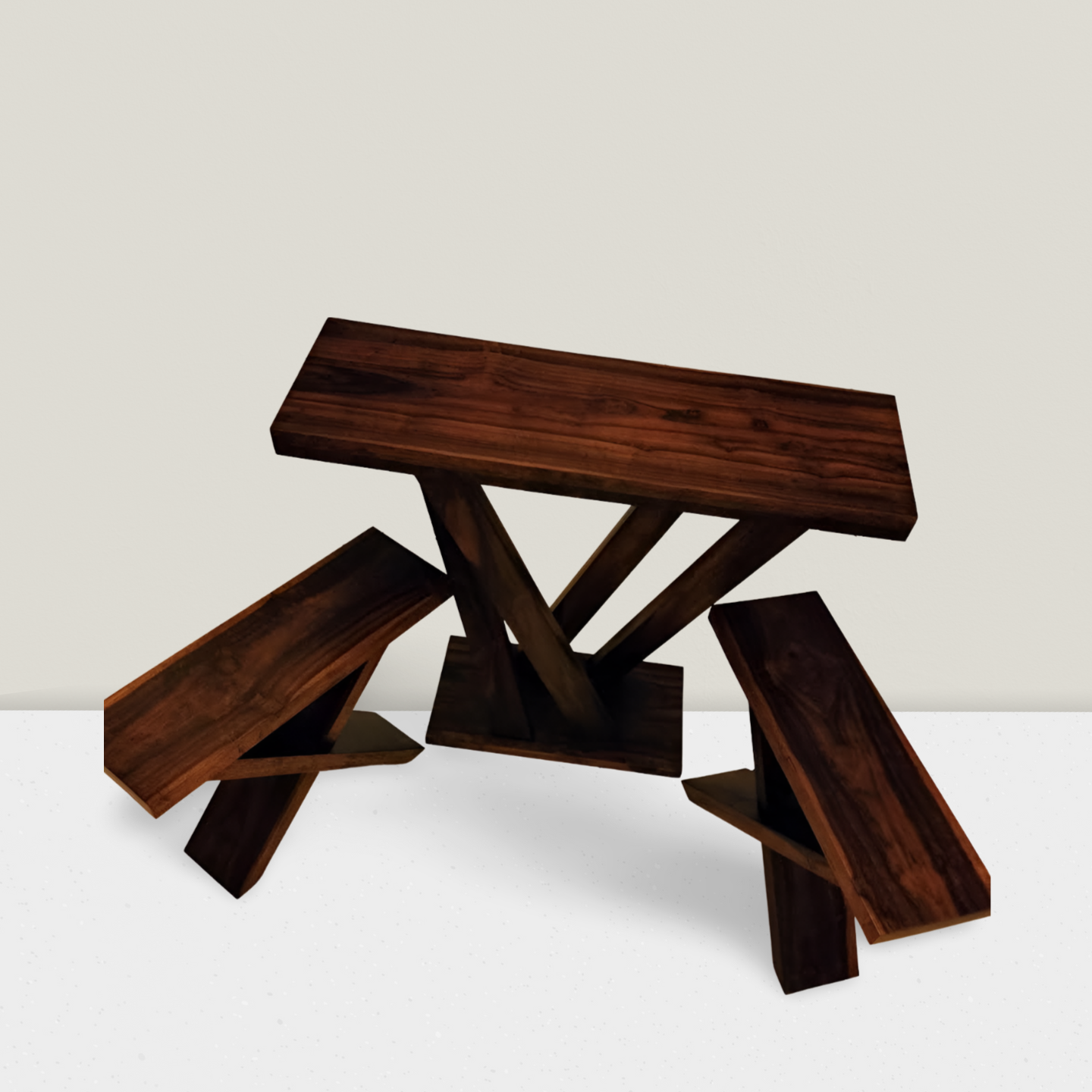 Center Table & Side Chair Set