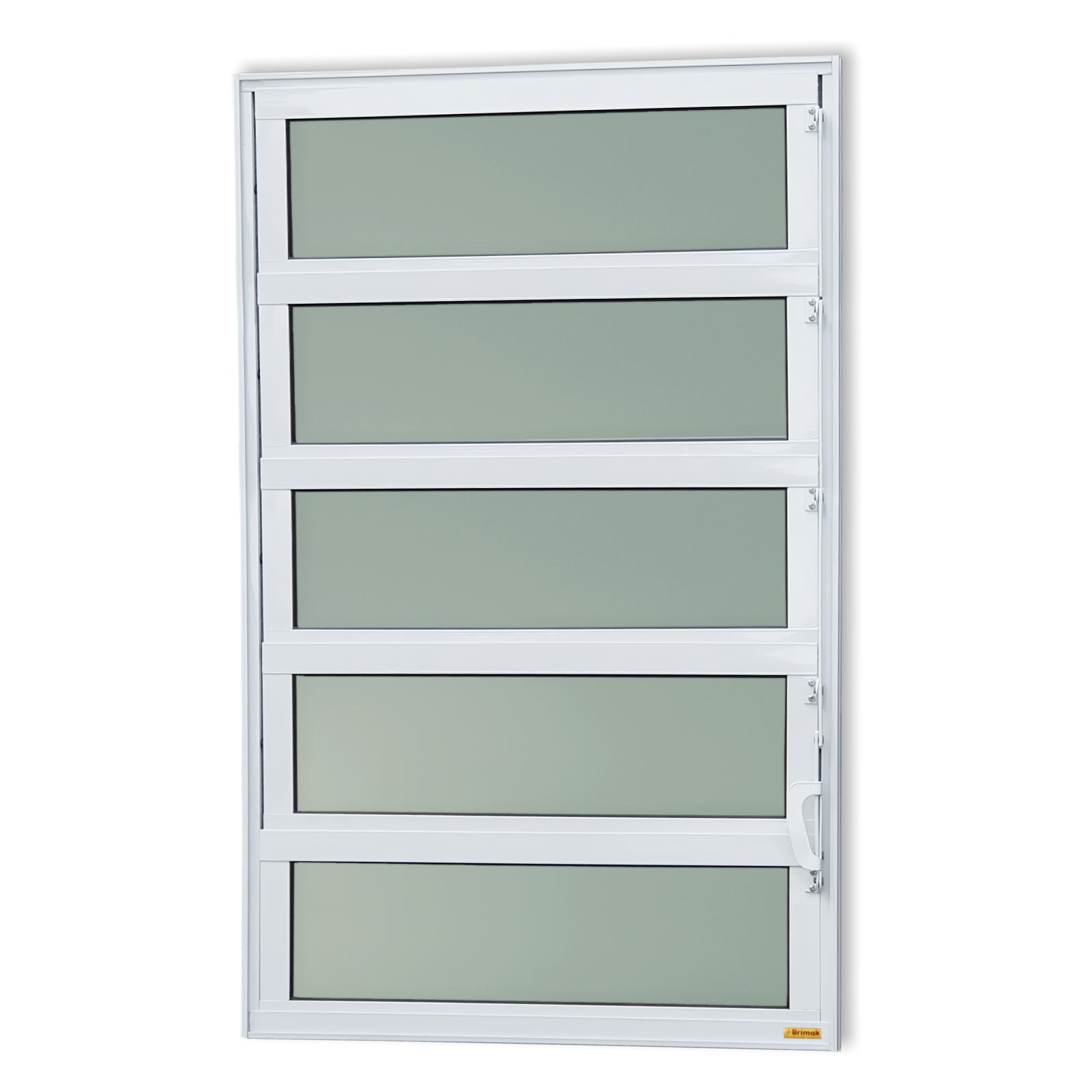 Basculante Alumínio 100 X 120 Elite V.Boreal Branco Brimak