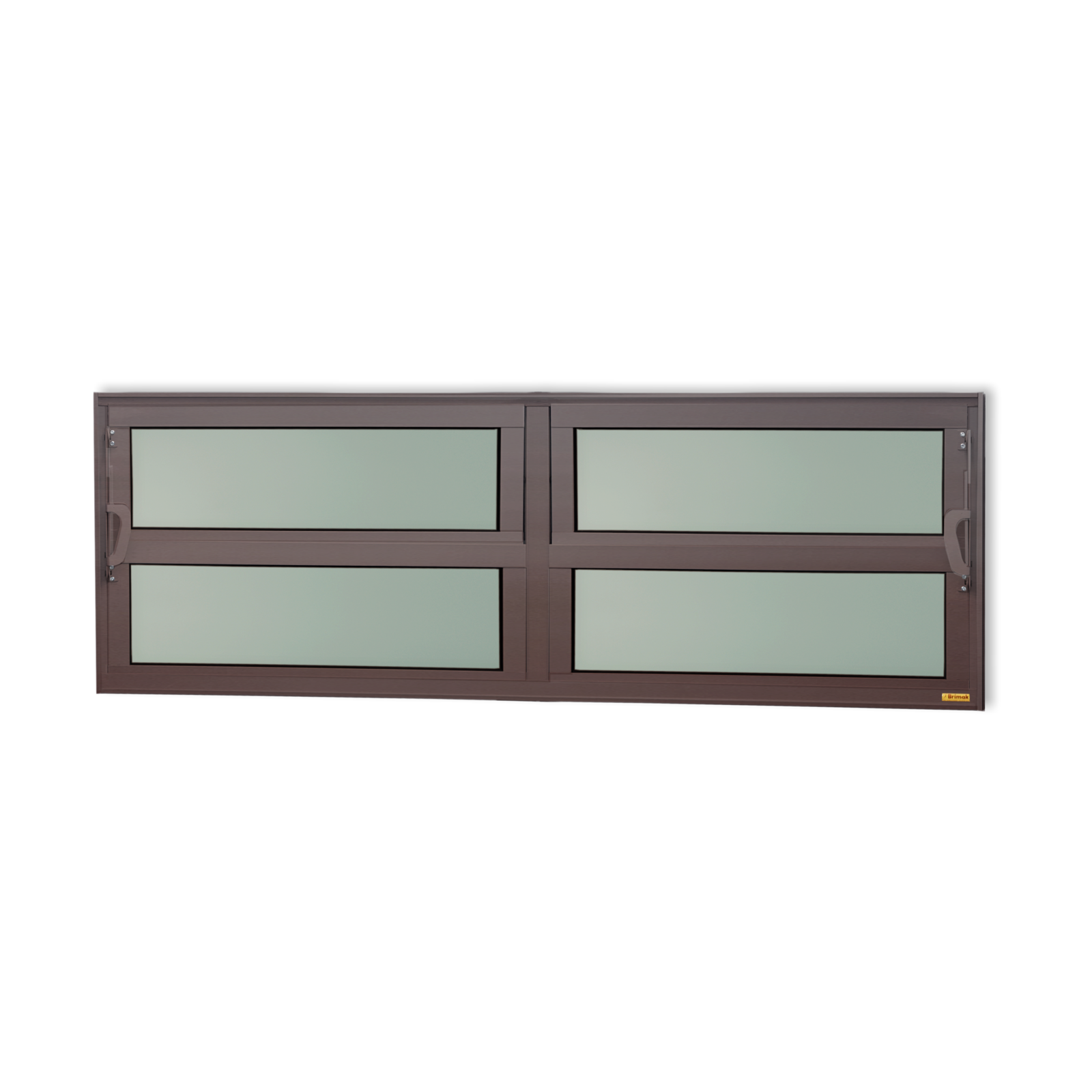 Basculante Alumínio 2 Seções 40 X 200 Elite V.Boreal Marrom Corten Brimak