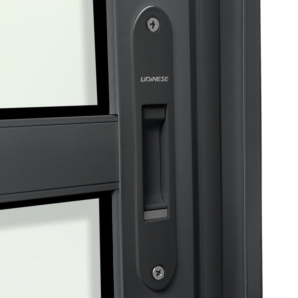 Miniatura: Porta Correr 2 Folhas Moveis 210 X 150 Elite C/Fecho Autom V.Liso Preto Brimak