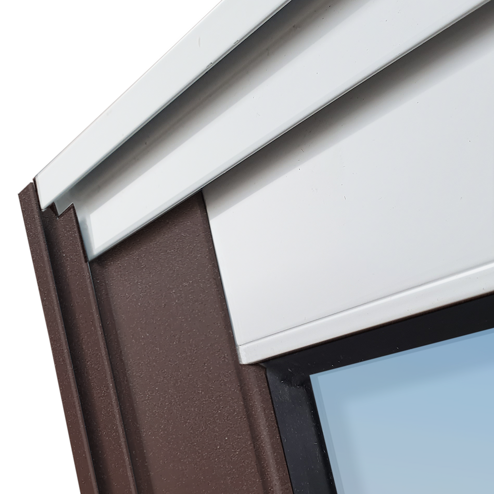 Miniatura: Janela Alumínio Elite 2 Folhas Moveis 120 X 150 V.Reflex Mix Corten Brimak