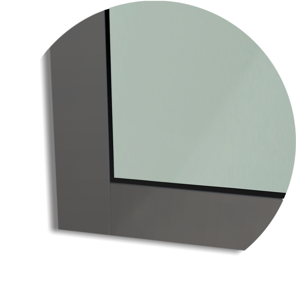 Miniatura: Porta de Correr Suspensa Vidrao Dir L.25 Cinza 210X70 Brimak