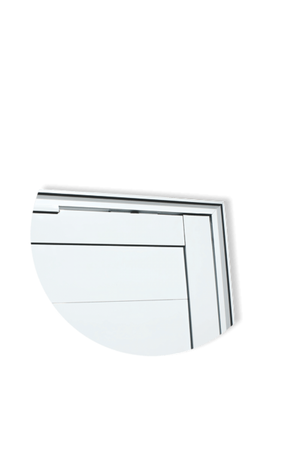 Miniatura: Porta Pivotante Lambril Duna C/Puxador Dir. ou Esq. Super PRT