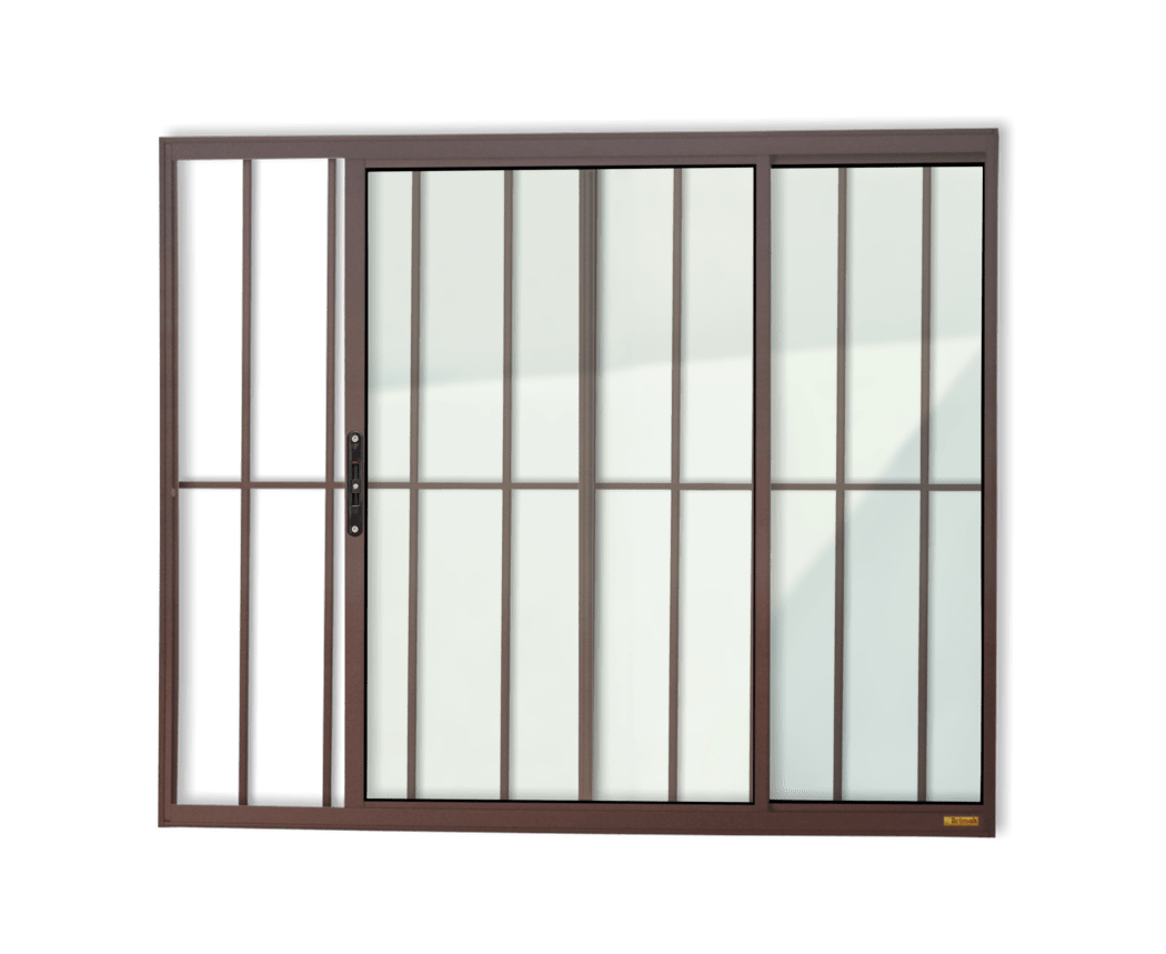 Janela Confort 2F. com Grade V.Liso ACR