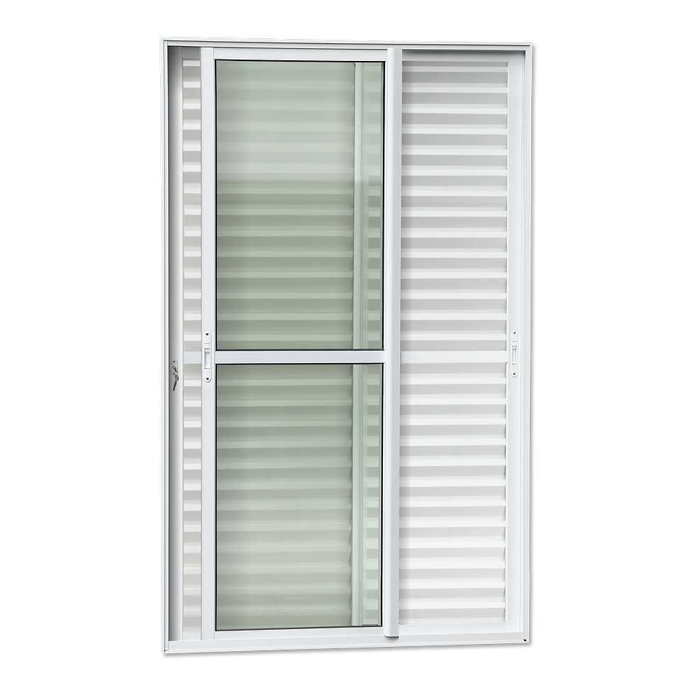 Porta Correr Venez. 3F.Móv.210 X 150 Elite C/Fechad.Tetra V.Liso Branco Brimak